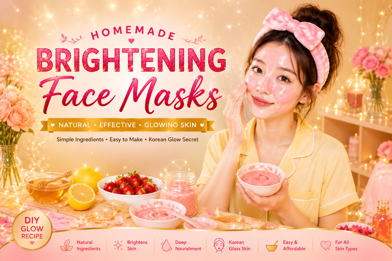 DIY Face Masks for Bright Skin